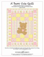 A Beary Cute Quilt by Hilary Bobker through Windham Fabrics