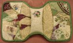 Crazy Quilt Arm Chair Sewing Caddy Tutorial from Maureen Greeson from Maureen's Vintage Acquisitions