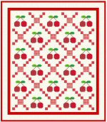 Cherry On Top Picnic Quilt Tutorial by Lea Anne Brummett from Podunk Pretties