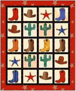 Cowboy Quilt by Dori Hawks through The Quilter Community