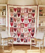 Dear Hearts Photo Quilt from Woman's Day