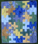 Jigsaw Puzzle Quilt Pattern by Polly from Pieces by Polly