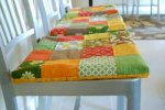 Patchwork Seat Cushion from The Brown Needle