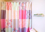 Patchwork Shower Curtain by Caroline from Sew Can She