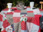 Patchwork Tablecloth by Cathy Erickson from Blueberry Patch