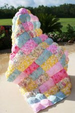 Puff/Biscuit Quilt by Linda from Buzzing and Bumbling