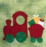 Santa’s Train from Lyn Brown's Quilting Blog