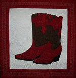 The Red Boots by Shelly Pagliai from Prairie Moon Quilts