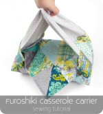 Casserole Carrier - Patchwork Furoshiki by Choly Knight from Sew Desu Ne