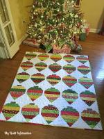 Christmas Adorned Quilt Tutorial from Kelly Young of My Quilt Infatuation