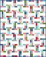 Interlock Jelly Roll Free Quilt Pattern by Krystal Jakelwicz from Lets Quilt Something