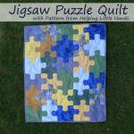 Jigsaw Puzzle Quilt Tutorial by Polly from Pieces by Polly