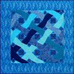Ocean Waves Pieced-by-Number Free Quilt Pattern by Benita Skinner from Victoriana Quilt Designs