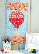 Hot Air Balloon Free Quilt Block from Red Brolly
