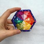 Mini Prismatic Medallion Free Paper Pieced Quilt Pattern by Jamie Swanson from Craft a Dream