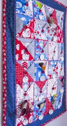 Pockets Full of Blessings Wall Quilt Tutorial by Nancy Devine for Quilt Social