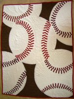 Baseball Quilt by Shari Hiller