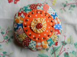 Big Dresden Pincushion by Molly Flanders