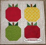 Calendar Holder Seasonal Blocks from Apple Avenue Quilts