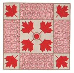 Canadian Maple Leaf Table Topper by Ann Johnson through Connecting Threads