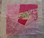 Crazy Quilt Block Tutorial by Melissa from Honey Bee's Bliss