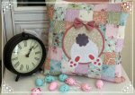 Easter Bunny Butt Cushion by Rose from Threadbare Creations