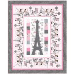 Eiffel Tower Quilt by Wendy Sheppard for Michael Miller Fabrics