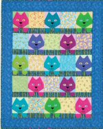 Happy Cats by Caroline Reardon through Quiltmaker Magazine