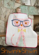 Hipster Cat Quilt by Shauna Shwin from Shwin and Shwin