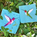Hummingbird Paper Pieced Blocks by Nicole Young from Lillyella Stitchery