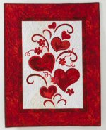 Keep the Heart Truth Growing Wallhanging through Janome