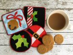 Make it Merry Holiday Coasters by Sandy Fitzpatrick through We All Sew