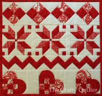 Nordic Mini Quilt Tutorial by Julie Cefalu from The Crafty Quilter