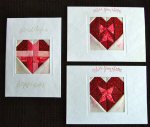 Paper Pieced Heart Cards by Carol Doak