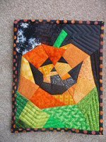 Paper Pieced Jack O Lantern by Sonja Callaghan from Artisania