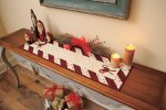 Peppermint Table Runner by Mari Martin through Connecting Threads