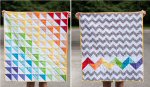 Rainbow Baby Quilt Tutorial from Stitched by Crystal