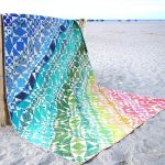 Rainbow Waves through Free Spirit Fabrics
