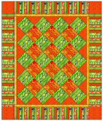 Scrappy Sherbet Quilt by Gay from Sentimental Stitches