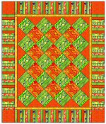 Scrappy Sherbet Quilt by Gay from Sentimental Stitches