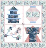 Snapshots of Japan Quilt by Natalie Crabtree for Michael Miller Fabrics