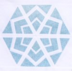 Snow Crystal by Joanna from Shape Moth Quilts