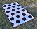 Soccer Quilt Tutorial by Laura Piland from Slice of Pi Quilts