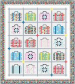 Suitcase Quilt Pattern by Wendy Sheppard for Michael Miller Fabrics