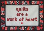 Quilts are a Work of Heart Free Quilt Pattern by Benita Skinner from Victoriana Quilt Designs