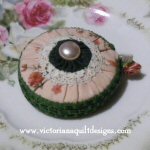 Retractable Measuring Tape Cover Tutorial by Benita Skinner from Victoriana Quilt Designs
