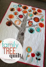 Family Tree Quilt Tutorial by Kimbo from A Girl and a Glue Gun