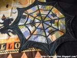 Spider Web Table Topper Tutorial from Life in the Scrapatch