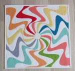 Raw Edge Swirl by Geta Grama from Geta's Quilting Studio