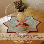 Winter Seeds Table Topper by Julie from The Crafy Quilter